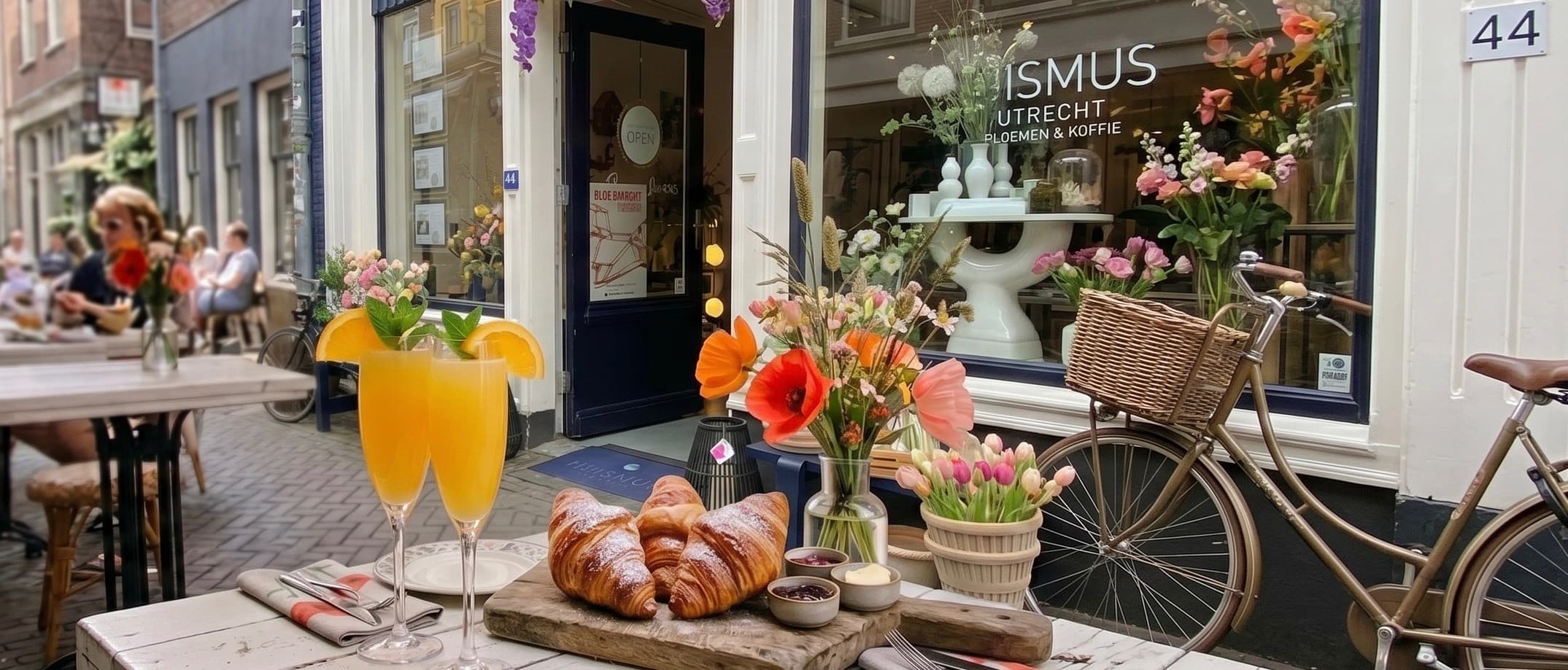 Mimosa en croissants